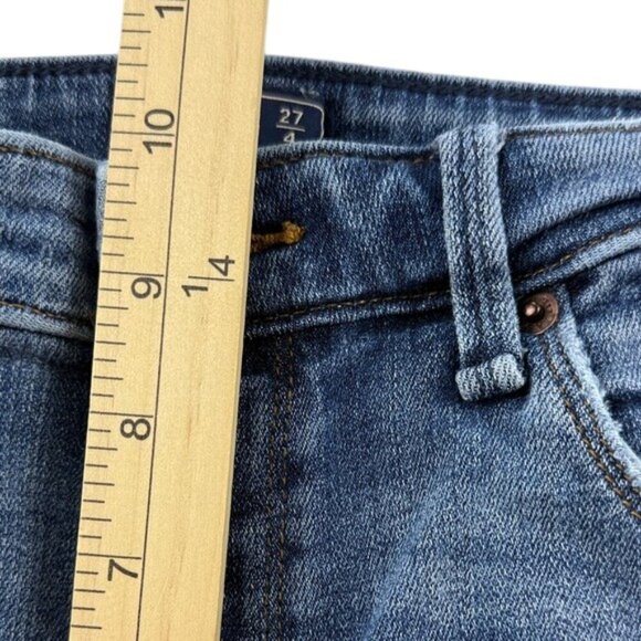 Abercrombie Simon High Rise Ankle Jeans Size 27 Crop 22.5" Inseam - Picture 4 of 9